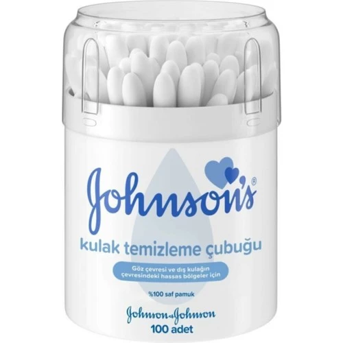 Johnsons Baby Kulak Temizleme Çubuğu 100'Lü