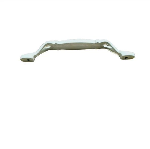 Miray 96 mm Metal beyaz Kasa Beyaz GÜL Desenli 5 ADET - 2