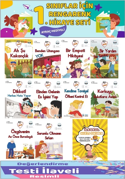 1.Sınıf Ben Artık Hikaye Seti (Hızlı Okuma Hediyeli) ürün görseli 1