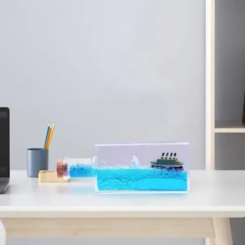 Periboia Batmayan Gemi Şişe Akvaryum - Resim 2