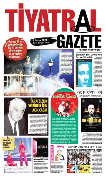 Tiyatral 8.Sayı Aralık 2024 ürün görseli