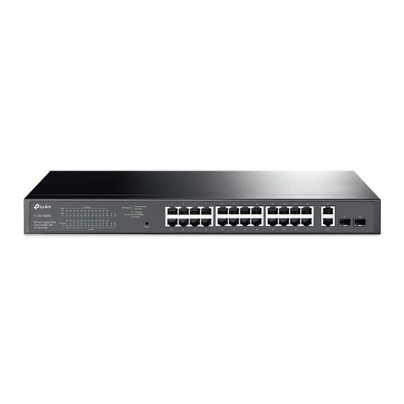 28-Port Gigabit Easy Smart Switch with 24-Port PoE+