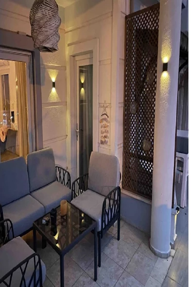 Periboia 1 Adet Solar Çift Taraflı Duvar Lambası Güneş Enerjili Aydınlatma Dekorasyon Aplik Işık - 5