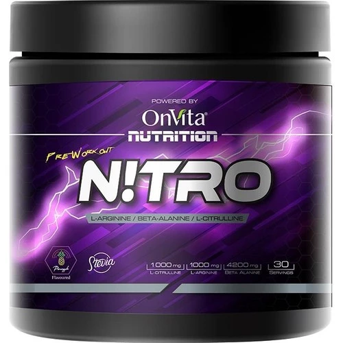 Onvıta Nutrition Pre Workout Nitro L-Arginine, Beta-Alanine, L-Citrulline, 30 Servis