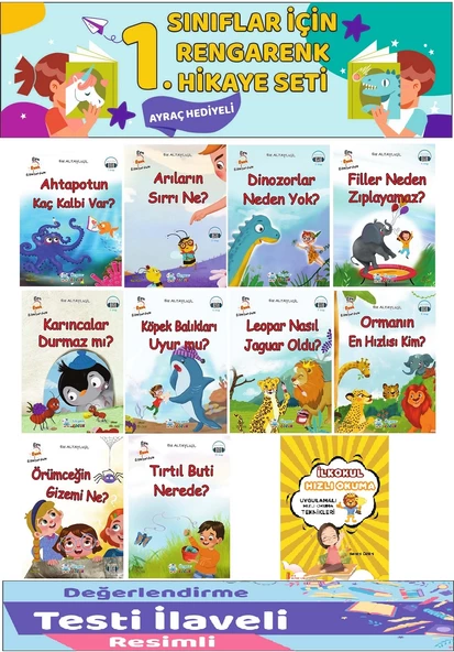 1.Sınıf Ben Bunu Bilmiyordum Hikaye Seti (Hızlı Okuma Hediyeli) ürün görseli 1