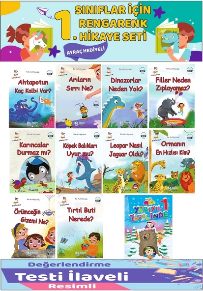 1.Sınıf Ben Bunu Bilmiyordum Hikaye Seti (Yarıyıl Tatil Kitabı Hediyeli) ürün görseli 1