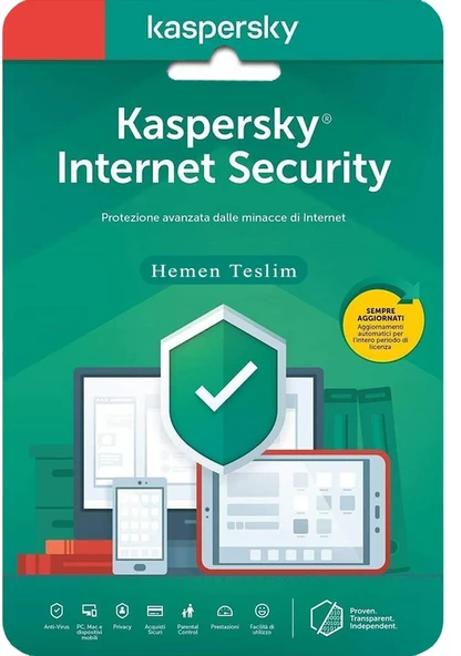 Kaspersky İnternet Security 1 Cihaz 1 Yıl