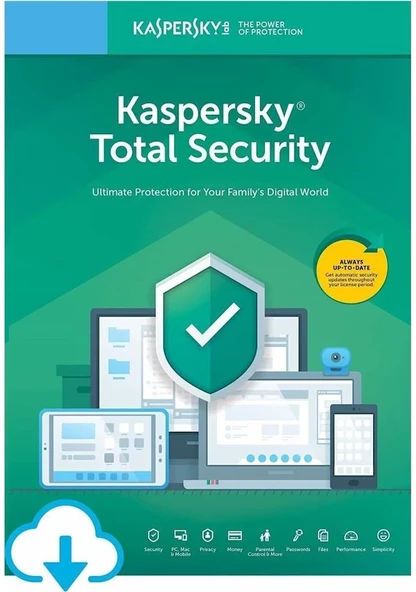 Kaspersky Total Security 1 Kullanıcı 1 Yıl ürün görseli 1