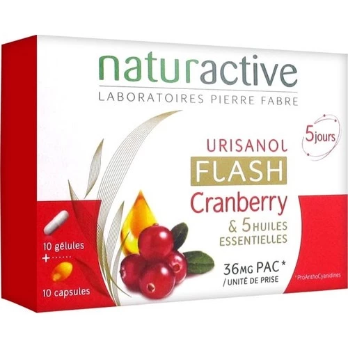 Naturactive Urisanol Flash ( Turna Yemişi ) Cranberry 10 Kapsül Pie995713