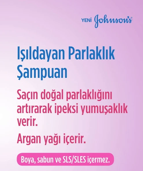 Johnsons Baby Bebek Şampuanı 750ML Işıldayan Parlaklık (5 Li Set) - 4