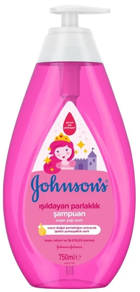 Johnsons Baby Bebek Şampuanı 750ML Işıldayan Parlaklık (5 Li Set) - 2