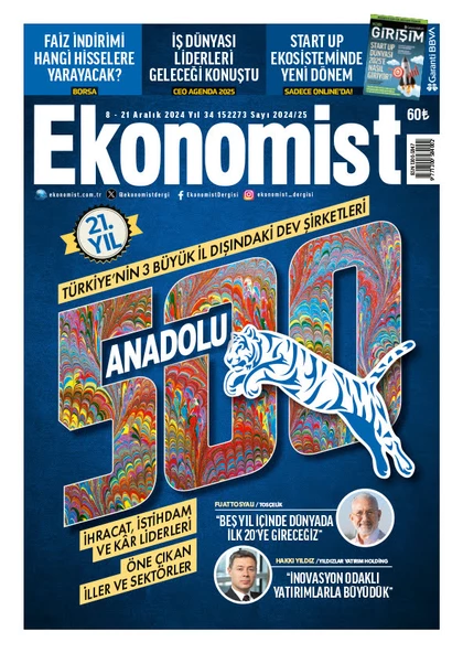 Ekonomist Dergi 8 Aralık - 21 Aralık 2024