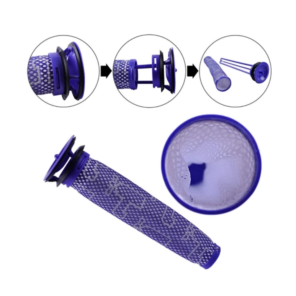 srfn ticaret Dyson V7 / V8 (Üretim Kodu:965661-01) ile Uyumlu Ön Filtre - 4