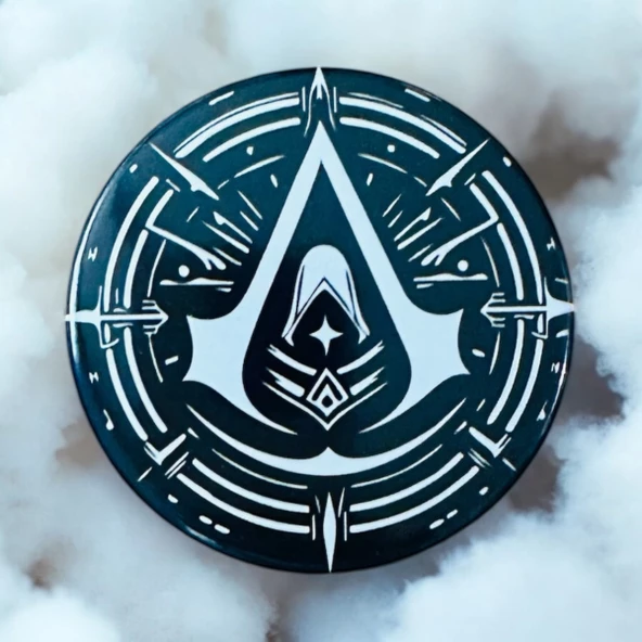 Rozet,2 li rozet,ASSASSIN’S karekterli rozet - 2