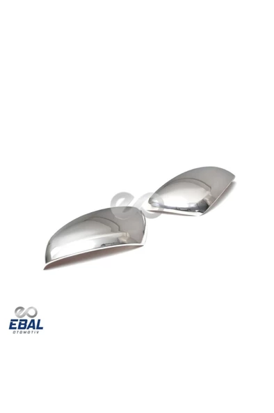 Citroen C4 Krom Ayna Kapağı 2010-2015 Uyumlu Paslanmaz Çelik - Resim 3