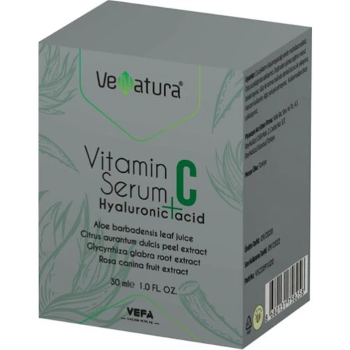 Vefa Venatura Vitamin C Serum + Hyaluronic Acid 30 Ml