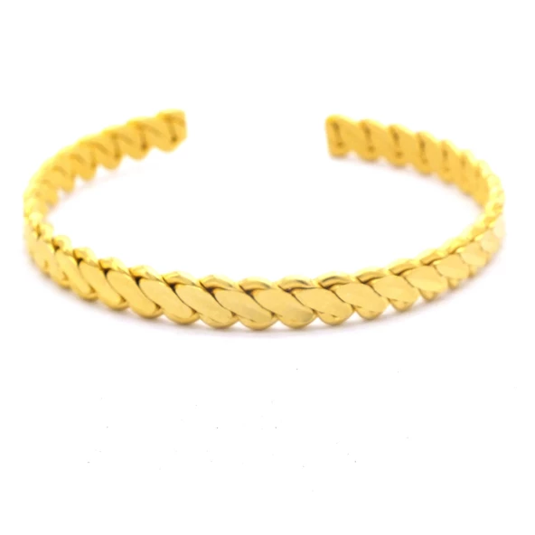 BZ Altın Kaplama Adana Burması Kelepçe BLZ-320 - 3