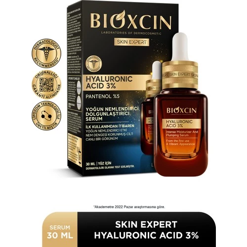 Bioxcin Hyaluronic Acid %3 Yoğun Nemlendirici Dolgunlaştırıcı Serum 30 Ml