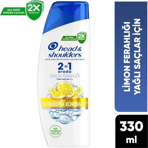 Head & Shoulders Şampuan 2 İn 1 Limon Ferahligi 330Ml