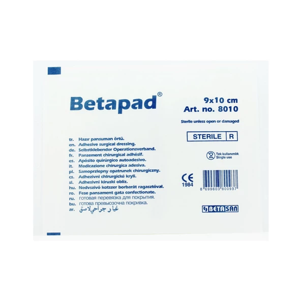 Betapad Hazır Pansuman Örtüsü 9X10Cm 1 Adet