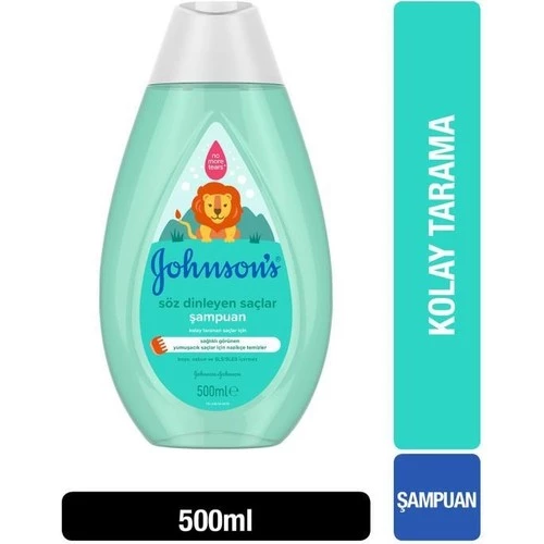 Johnson'S Söz Dinleyen Saçlar Bebek Şampuanı 500 Ml