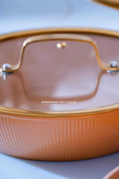 Acar 6765 Ultimate Pro 5 Parça Tencere Seti Rose Gold - 6
