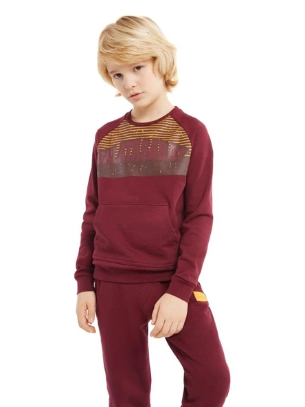 Galatasaray Orijinal Cepli Çocuk Eşofman Takımı - 3