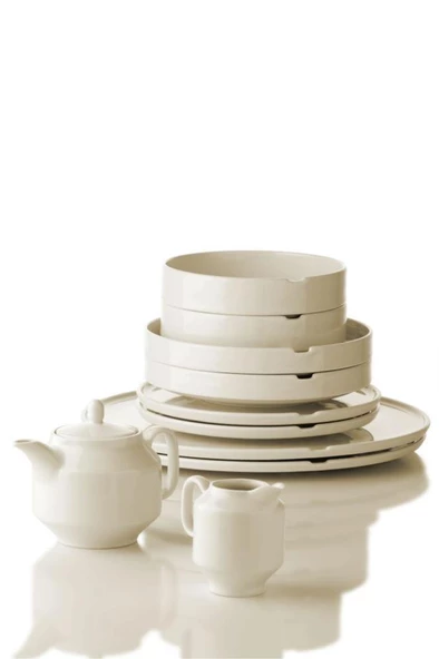 Kütahya Porselen Chef Taste Of 16 cm Komposto Kase Krem 6 lı - 5