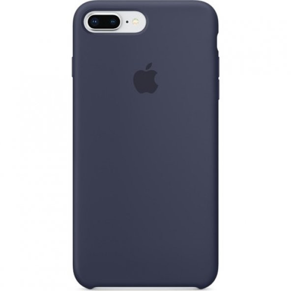 Graytiger Apple iPhone 8 Plus Gece Mavisi Silikon Kılıf Kauçuk Arka Kapak