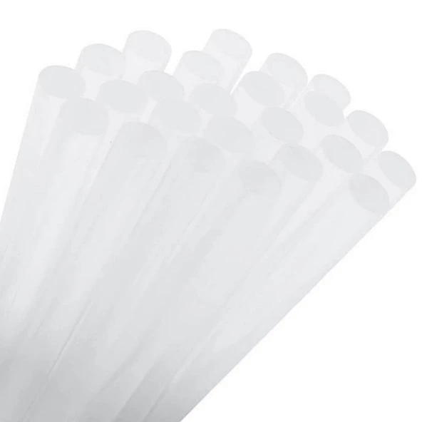 5 ADET Kalın Mum Silikon 11.2 mm Çubuk Sıcak Silikon Hobi Süs Hediyelik Eşya Maket Yapıştırma - Resim 3