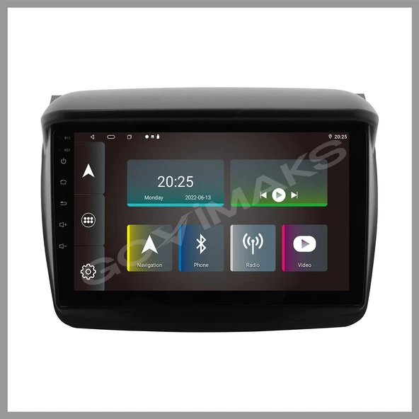 MİTSUBİSHI L200 2007-2014 UYUMLU 6 GB RAM 128 GB HAFIZA ANDROID MULTIMEDIA TEYP - Resim 7