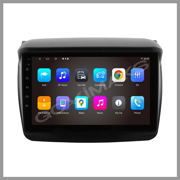 MİTSUBİSHI L200 2007-2014 UYUMLU 6 GB RAM 128 GB HAFIZA ANDROID MULTIMEDIA TEYP - Resim 9