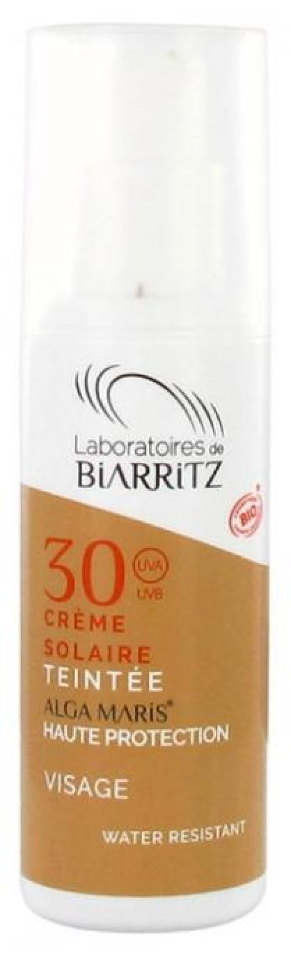 Laboratoires de Biarritz Alga Maris Organic Face Tinted Sunscreen SPF 30 50ml