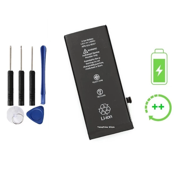 İphone 8 İle Uyumlu  Güclendirilmis İthal Pil Batarya ürün görseli 1