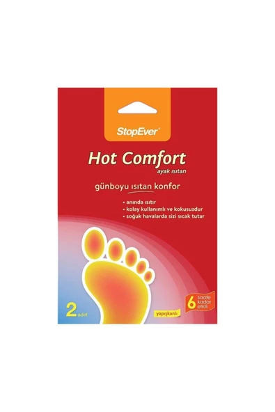 Stopever Hot Comfort Ayak Isıtan Bant 2'li