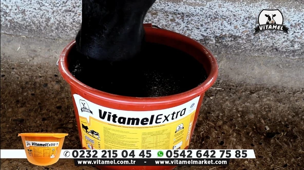 Vitamel Extra Yalama Kovası (Melas Bazlı-Bypass Yağlı) 25 kg Kova - 4