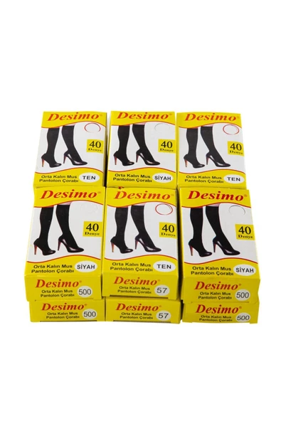 Orta Kalın Dizaltı Çorap Hem Ten Hem Bronz - 3