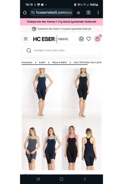 UZUN ŞORTLU YÜZÜCÜ MAYO - Resim 2