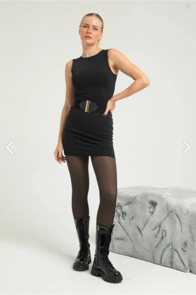 Thin Looking Içi Peluşlu Kışlık Termal Ten Görünümlü Siyah Peluş Tayt Külotlu Çorap 1311 - Resim 2