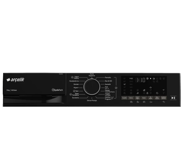 Arçelik 12140 Mx 1400 Devir 12 Kg Çamaşır Makinesi - 7