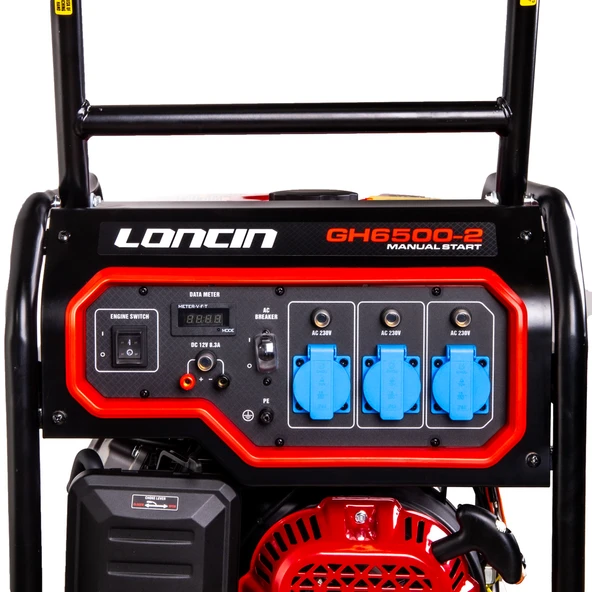 Loncin Gh6500-2 Eur5 Benzinli İpli Monofaze Jeneratör 6 Kw - 2