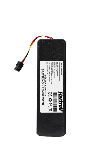 Samsung VR3MB77312K Robot Süpürge Bataryası 6400mah (YÜKSEK KAPASİTE) Robot Süpürge Pili - 5