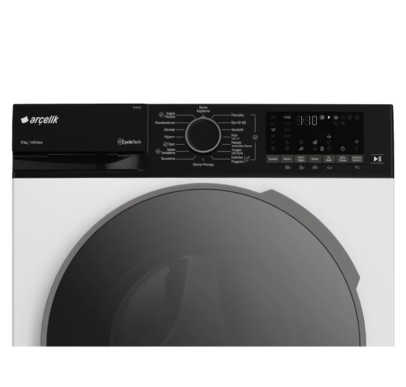 Arçelik 12140 Mx 1400 Devir 12 Kg Çamaşır Makinesi - 4