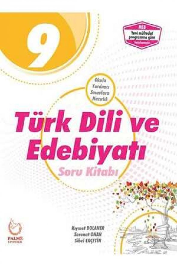Palme Yayınevi 9.sınıf Türk Dili Ve Edebiyatı Soru Kitabı