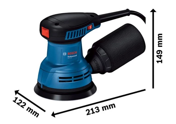 Bosch GEX 125 Eksantrik Zımpara Makinesi - 2