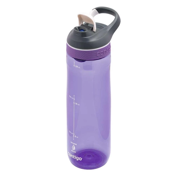 Contigo Cortland Tren Tek El Bas İç Kapaklı Su Matarası 720ml 2191389 - Mor - 3