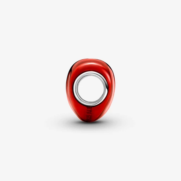 Pandora Metalik Kırmızı Kalp Charm 793337C02 - 2