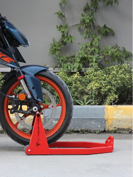 Torque-MX Motosiklet Ön Kaldırma Standı FS1 Kırmızı