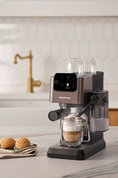 Grundig Ksm 5330 Delisia Coffee Yarı Otomatik Süt Hazneli Espresso Makinesi - 4