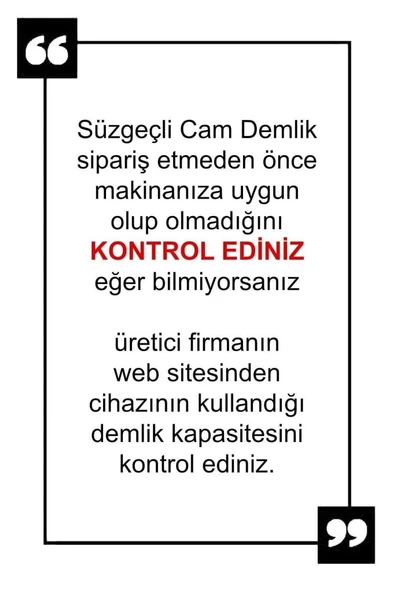 Kapris 1250 Ml Çelik Süzgeçli Cam Demlik Beyaz 8883 - 2